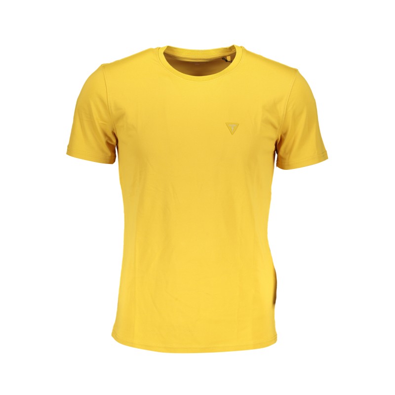 GUESS JEANS T-SHIRT MANICHE CORTE UOMO GIALLO