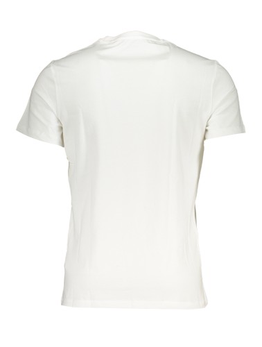 GUESS JEANS T-SHIRT MANICHE CORTE UOMO BIANCO