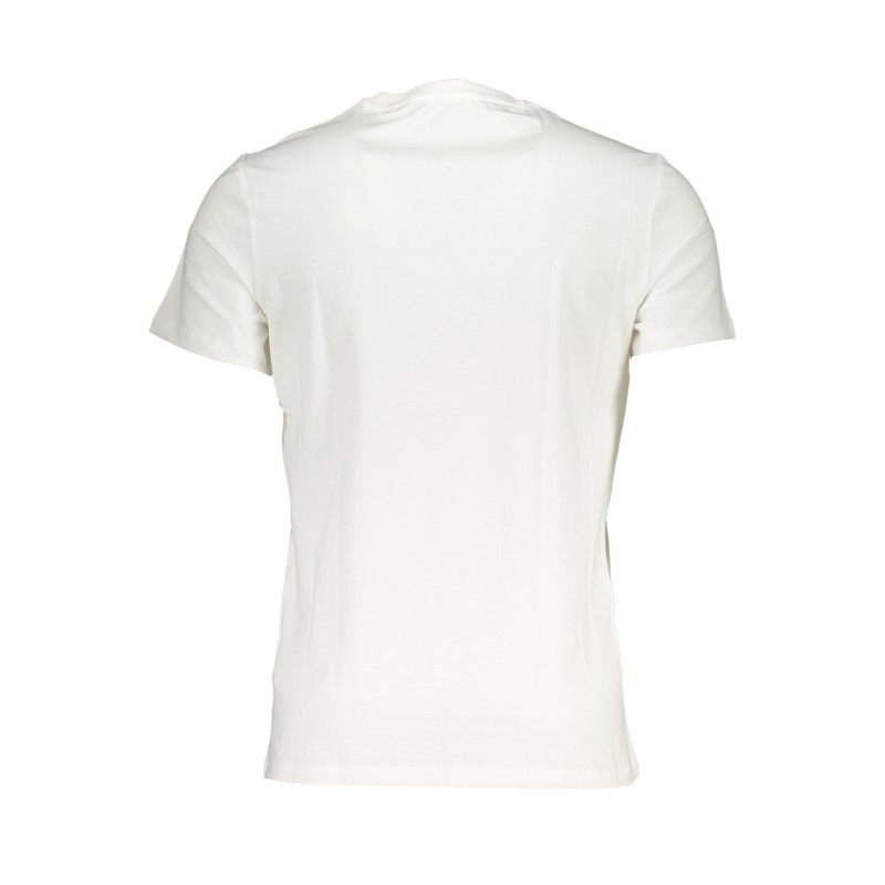 GUESS JEANS T-SHIRT MANICHE CORTE UOMO BIANCO