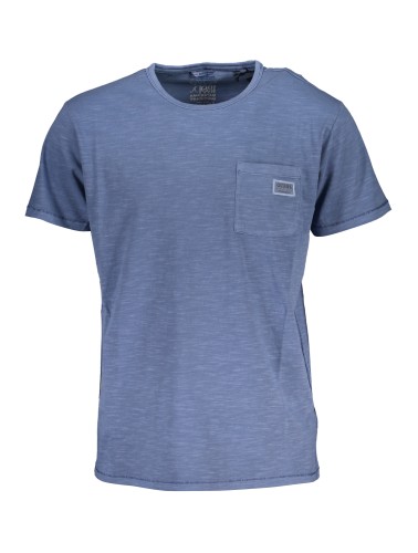 GUESS JEANS T-SHIRT MANICHE CORTE UOMO BLU