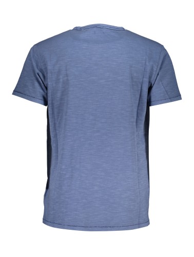 GUESS JEANS T-SHIRT MANICHE CORTE UOMO BLU