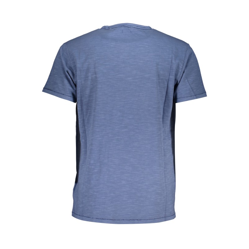 GUESS JEANS T-SHIRT MANICHE CORTE UOMO BLU