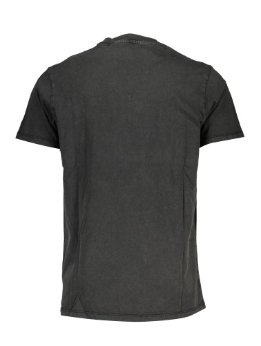 GUESS JEANS T-SHIRT MANICHE CORTE UOMO NERO