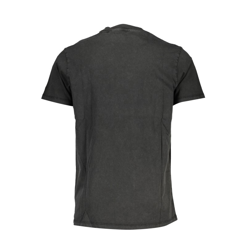 GUESS JEANS T-SHIRT MANICHE CORTE UOMO NERO