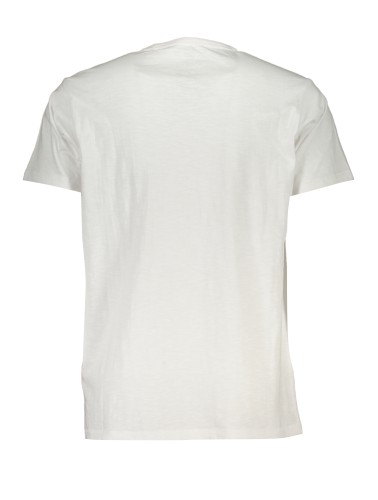 GUESS JEANS T-SHIRT MANICHE CORTE UOMO BIANCO