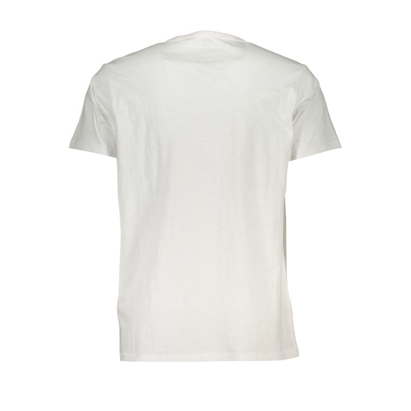 GUESS JEANS T-SHIRT MANICHE CORTE UOMO BIANCO