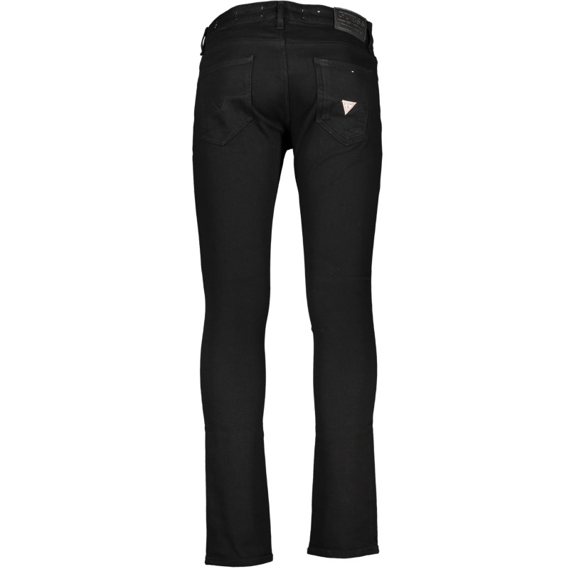 GUESS JEANS JEANS DENIM UOMO NERO