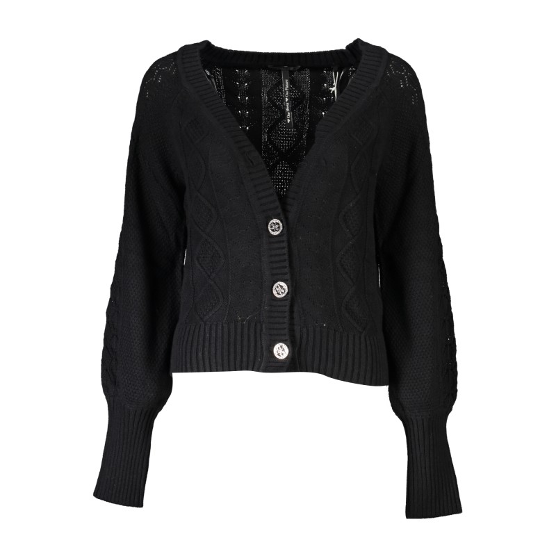 GUESS JEANS CARDIGAN DONNA NERO