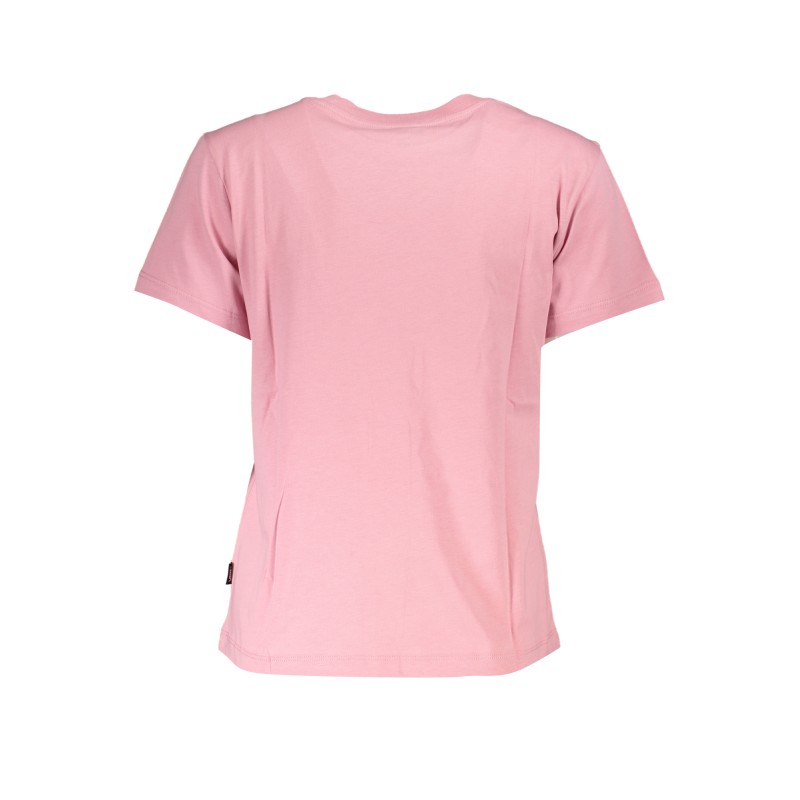 VANS T-SHIRT MANICHE CORTE DONNA ROSA