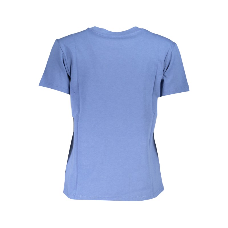 VANS T-SHIRT MANICHE CORTE DONNA BLU