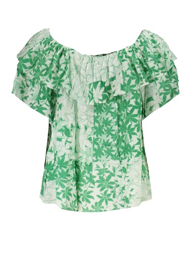 DESIGUAL T-SHIRT MANICHE CORTE DONNA VERDE