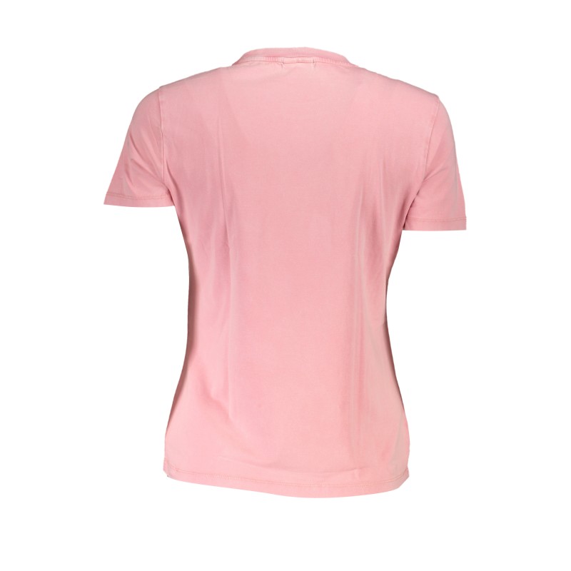 DESIGUAL T-SHIRT MANICHE CORTE DONNA ROSA