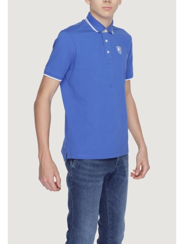 Blauer Polo Man