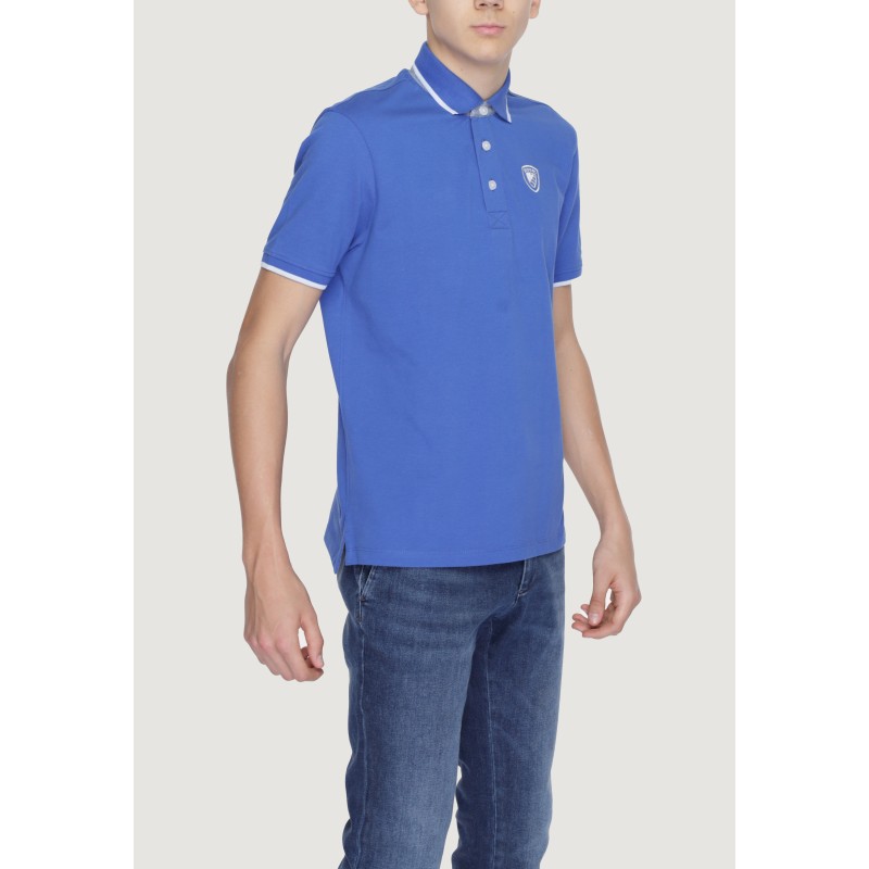 Blauer Polo Man