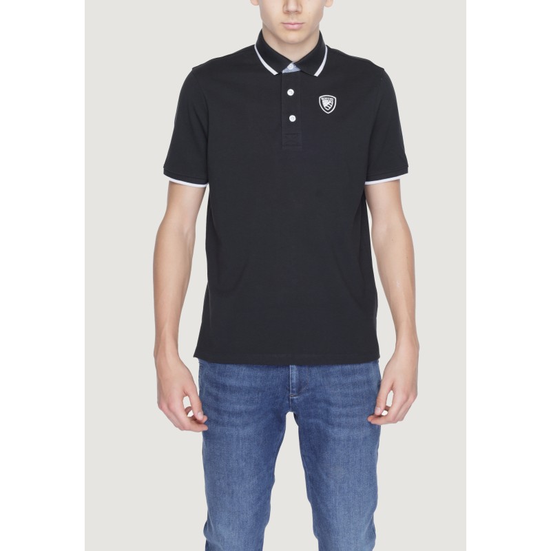 Blauer Polo Man