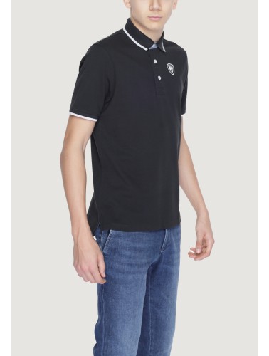 Blauer Polo Man