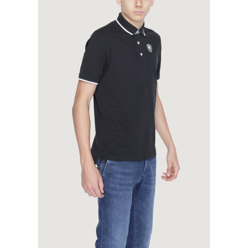 Blauer Polo Man