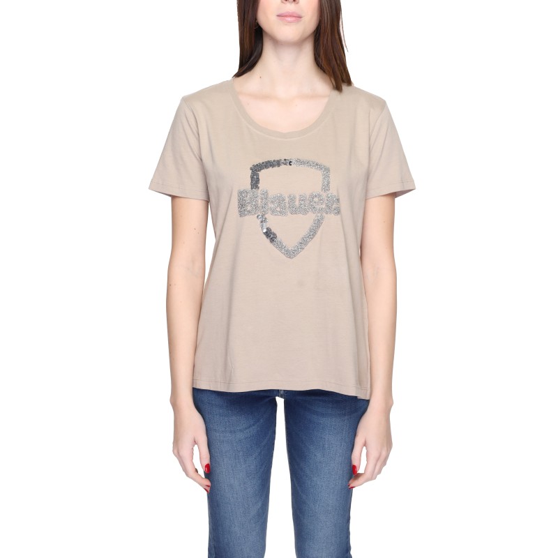 Blauer T-Shirt Woman