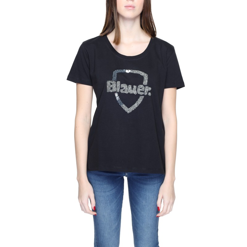 Blauer T-Shirt Woman