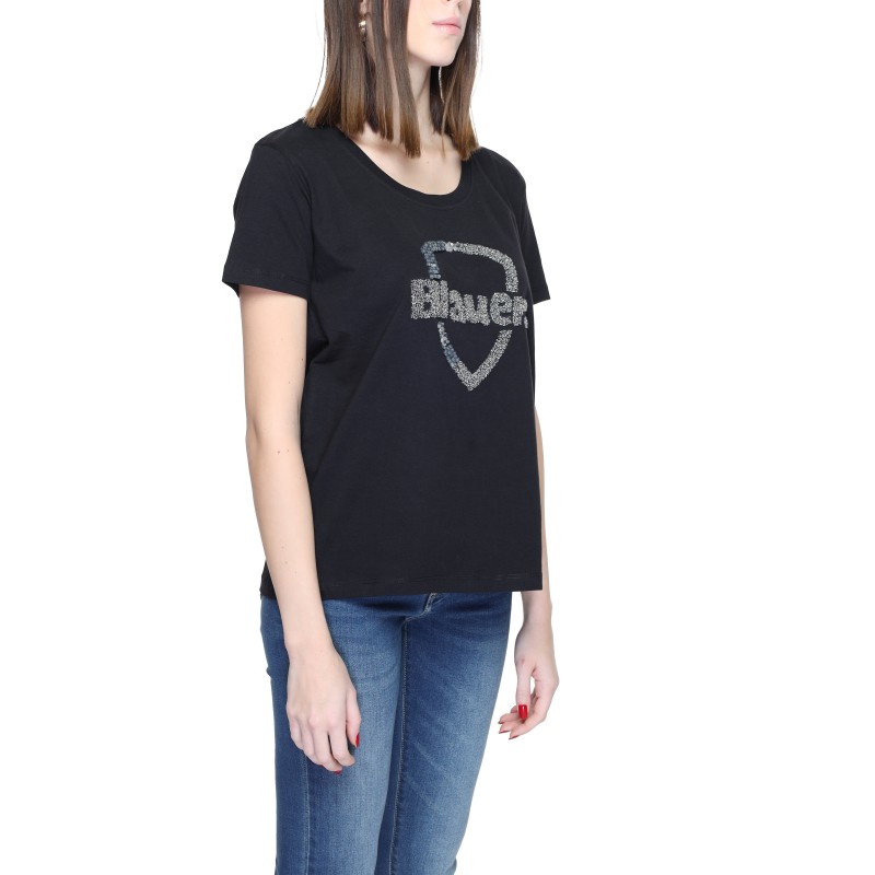 Blauer T-Shirt Woman