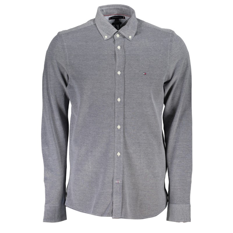 TOMMY HILFIGER CAMICIA MANICHE LUNGHE UOMO BLU