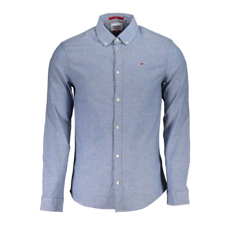 TOMMY HILFIGER CAMICIA MANICHE LUNGHE UOMO BLU