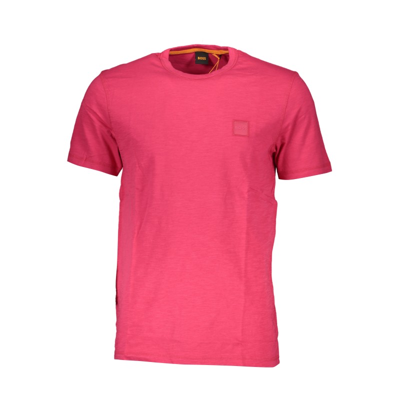 HUGO BOSS T-SHIRT MANICHE CORTE UOMO ROSA