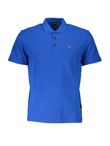 NAPAPIJRI POLO MANICHE CORTE UOMO BLU