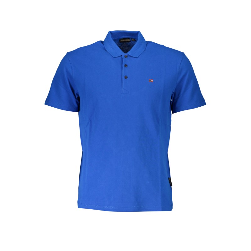 NAPAPIJRI POLO MANICHE CORTE UOMO BLU