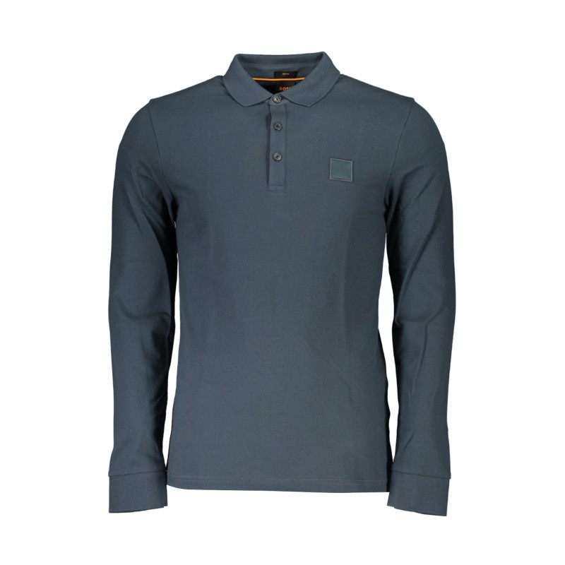 HUGO BOSS POLO MANICHE LUNGHE UOMO VERDE