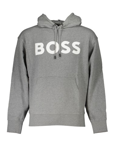 HUGO BOSS FELPA SENZA ZIP UOMO GRIGIO