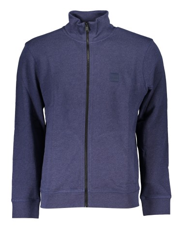 HUGO BOSS FELPA CON ZIP UOMO BLU