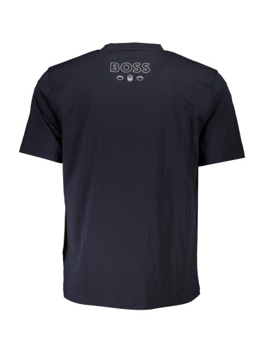 HUGO BOSS T-SHIRT MANICHE CORTE UOMO BLU