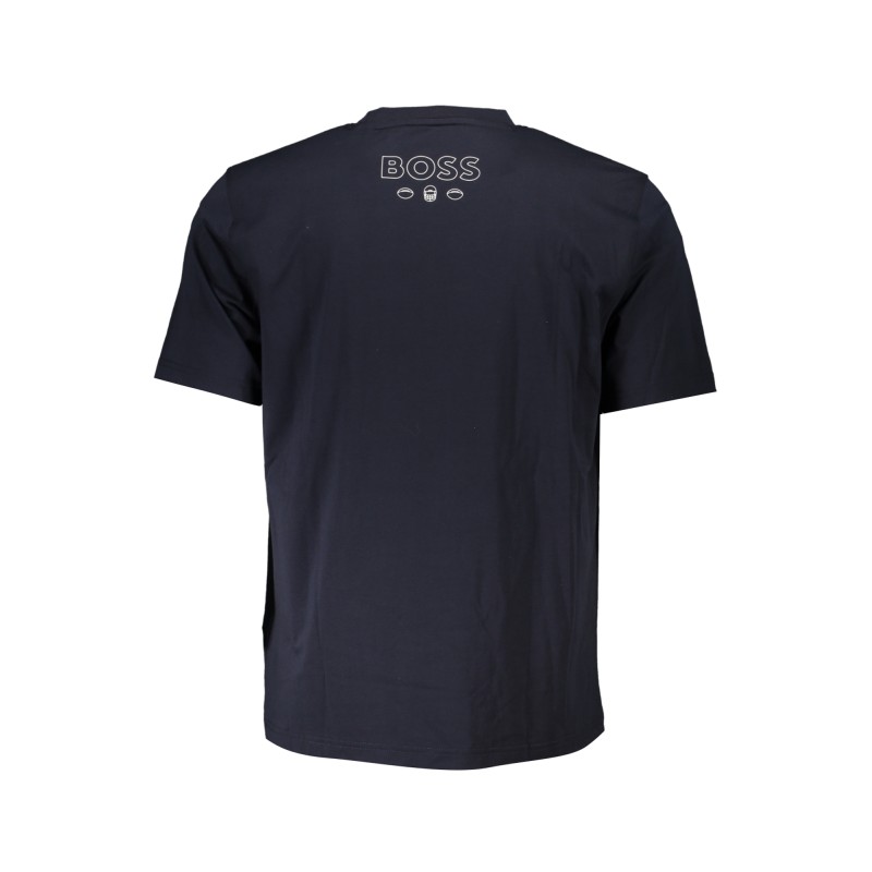 HUGO BOSS T-SHIRT MANICHE CORTE UOMO BLU