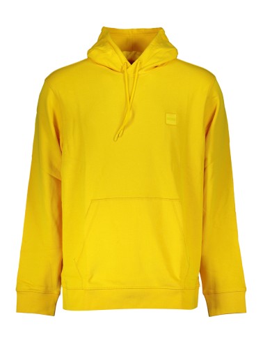 HUGO BOSS FELPA SENZA ZIP UOMO GIALLO