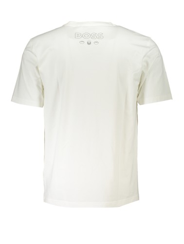 HUGO BOSS T-SHIRT MANICHE CORTE UOMO BIANCO