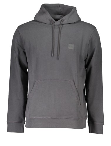 HUGO BOSS FELPA SENZA ZIP UOMO GRIGIO