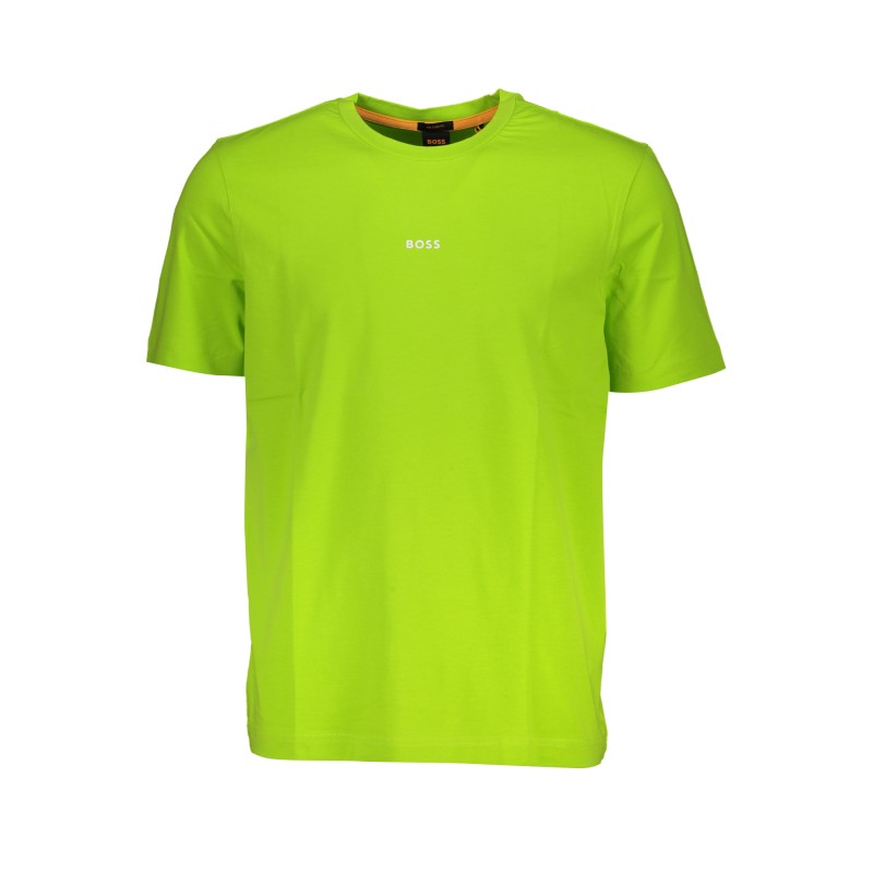 HUGO BOSS T-SHIRT MANICHE CORTE UOMO VERDE