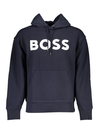 HUGO BOSS FELPA SENZA ZIP UOMO BLU