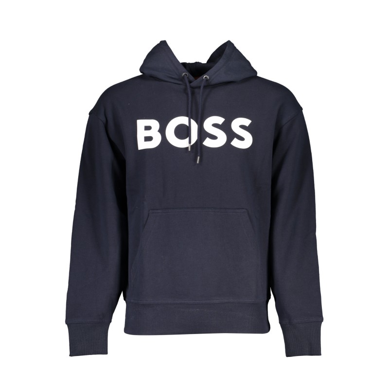 HUGO BOSS FELPA SENZA ZIP UOMO BLU