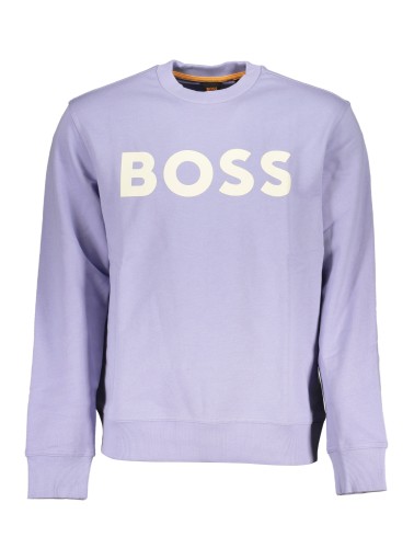 HUGO BOSS FELPA SENZA ZIP UOMO VIOLA