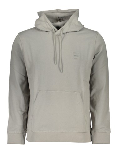 HUGO BOSS FELPA SENZA ZIP UOMO GRIGIO