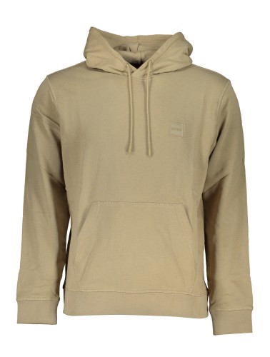 HUGO BOSS FELPA SENZA ZIP UOMO BEIGE