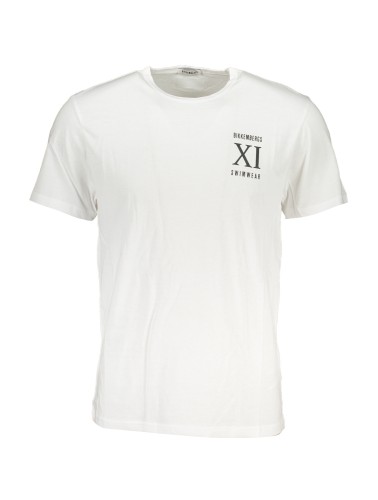 BIKKEMBERGS T-SHIRT MANICHE CORTE UOMO BIANCO