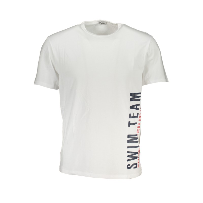 BIKKEMBERGS T-SHIRT MANICHE CORTE UOMO BIANCO