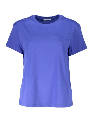 PATRIZIA PEPE T-SHIRT MANICHE CORTE DONNA BLU