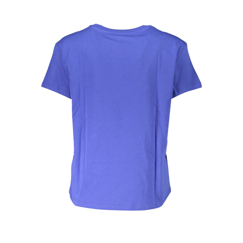 PATRIZIA PEPE T-SHIRT MANICHE CORTE DONNA BLU