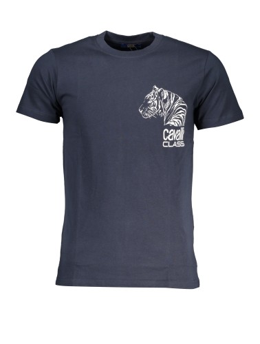 CAVALLI CLASS T-SHIRT MANICHE CORTE UOMO BLU