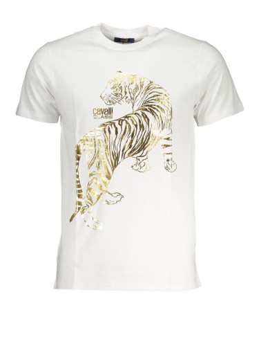 CAVALLI CLASS T-SHIRT MANICHE CORTE UOMO BIANCO