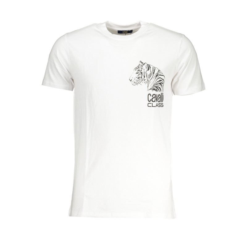 CAVALLI CLASS T-SHIRT MANICHE CORTE UOMO BIANCO